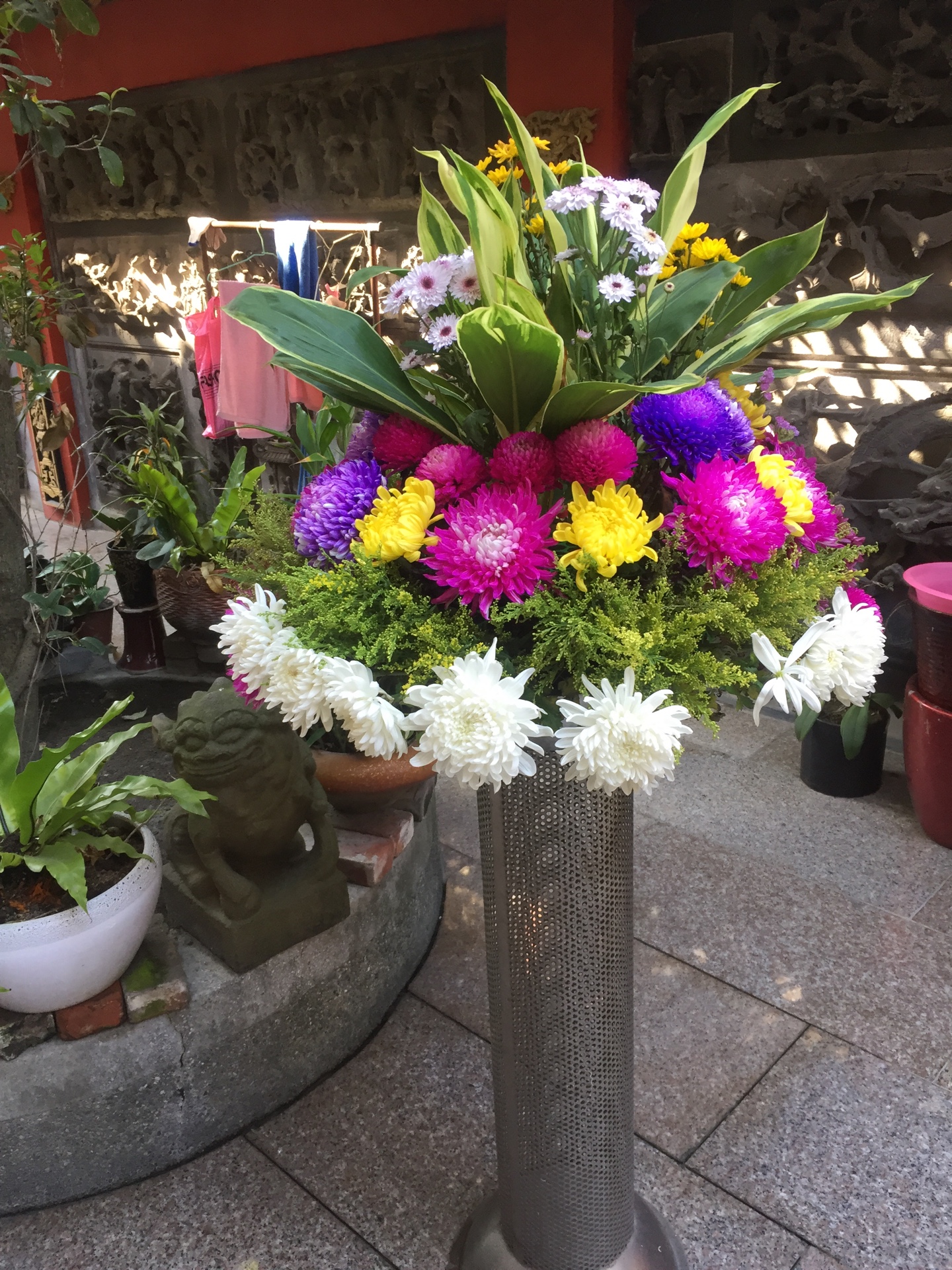 編號:F00016----大型敬神花籃